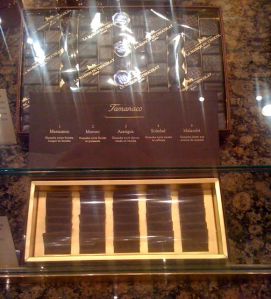 A $75 box of palets at Maison du Chocolat